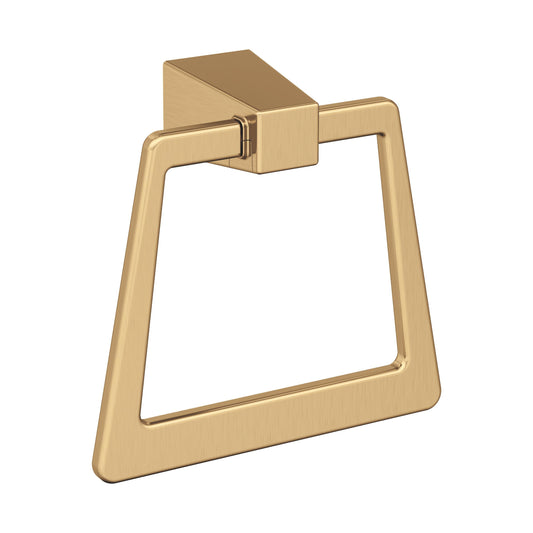 Amerock Blackrock Towel Ring - 6-13/16 inch (173mm) Width - Champagne Bronze