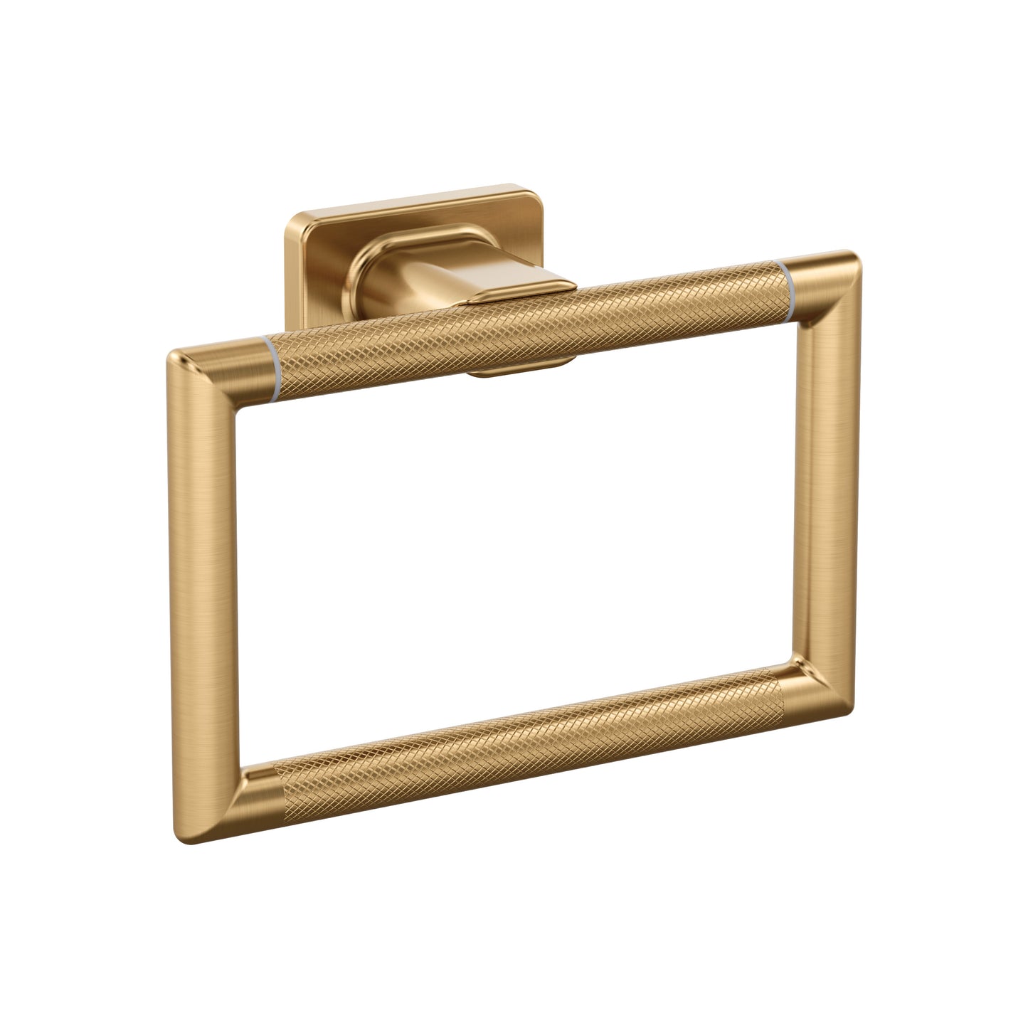 Amerock Bronx Towel Ring - 5-1/4 inch (133mm) Width - Champagne Bronze
