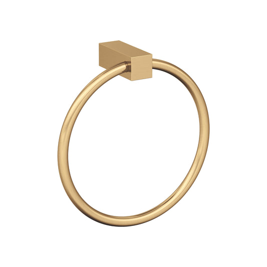 Amerock Monument Towel Ring - 6-1/2 inch (165mm) Width - Champagne Bronze