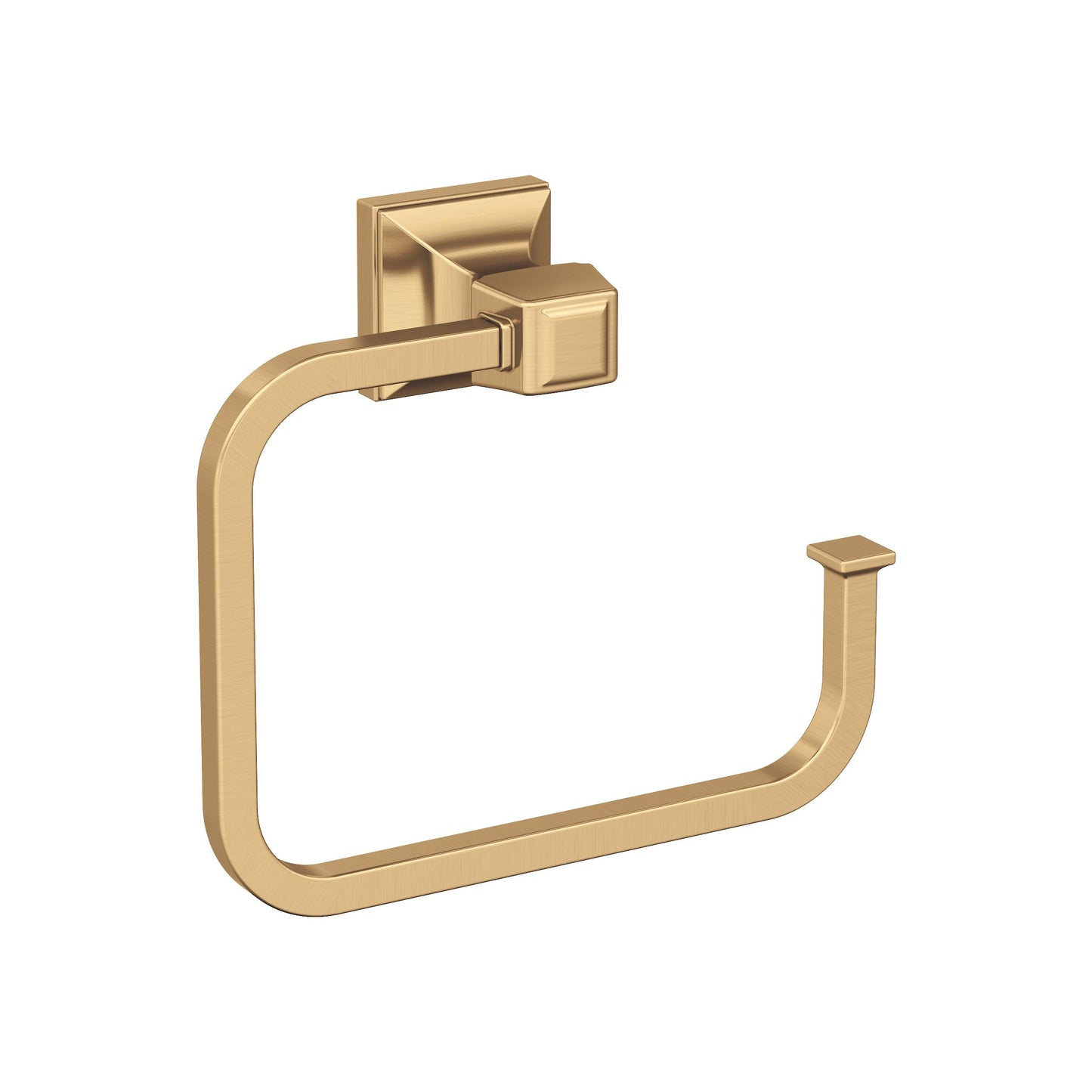 Amerock Mulholland Towel Ring - 5-3/4 inch (146mm) Width - Champagne Bronze