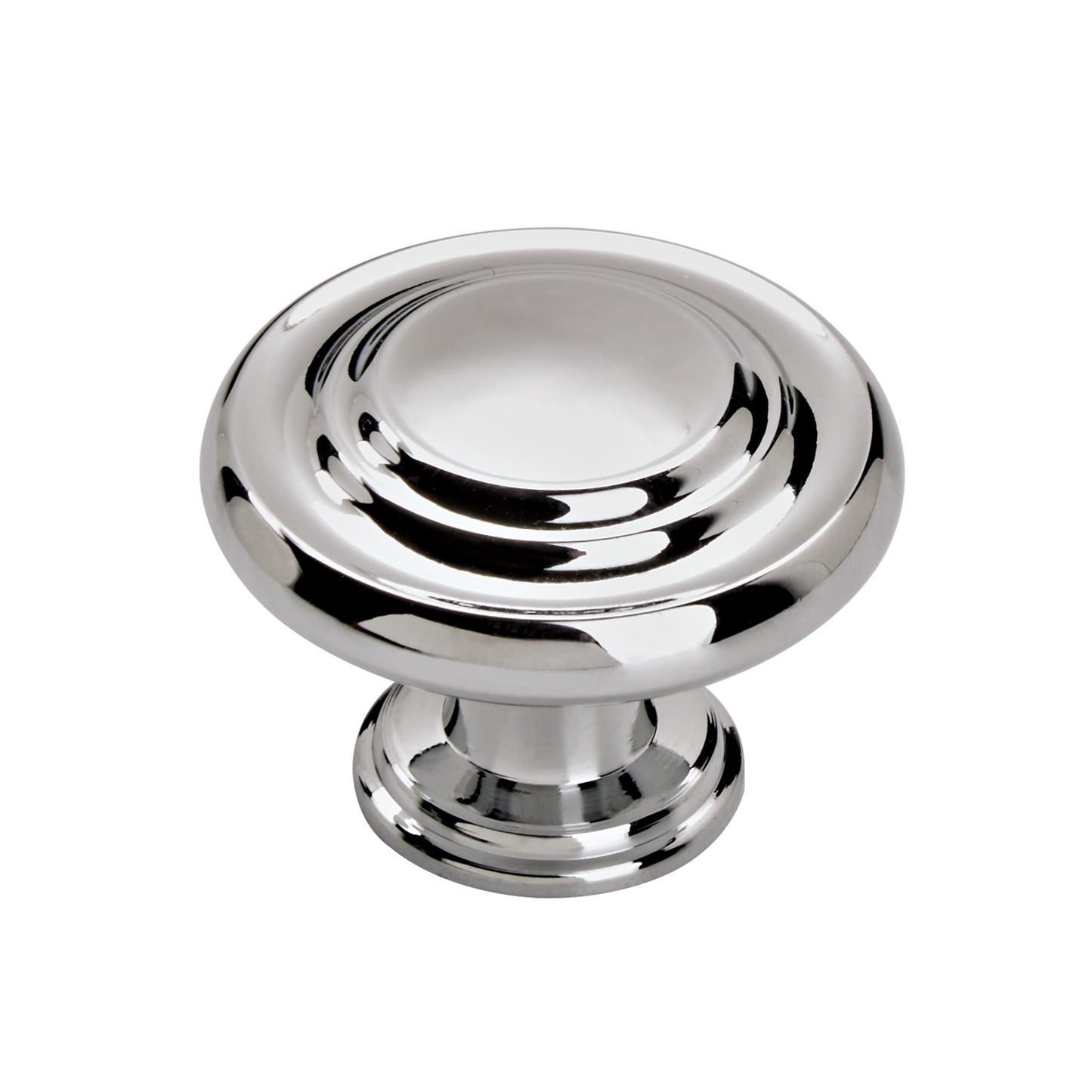Amerock Inspirations Knob - 1-5/16 inch (33mm) Diameter - Polished Chrome