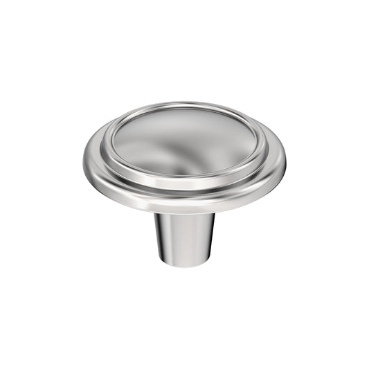 Amerock Hatfield Knob - 1-1/4 inch (32mm) Diameter - Polished Chrome