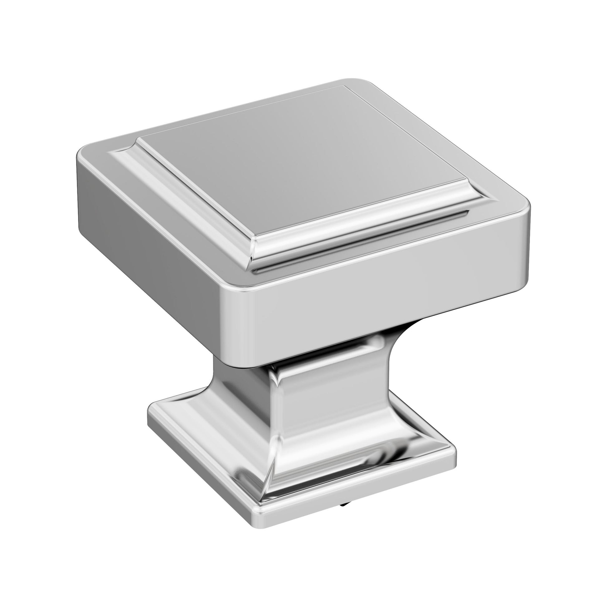 Amerock Eleva Knob - 1-3/16 inch (30mm) Length - Polished Chrome