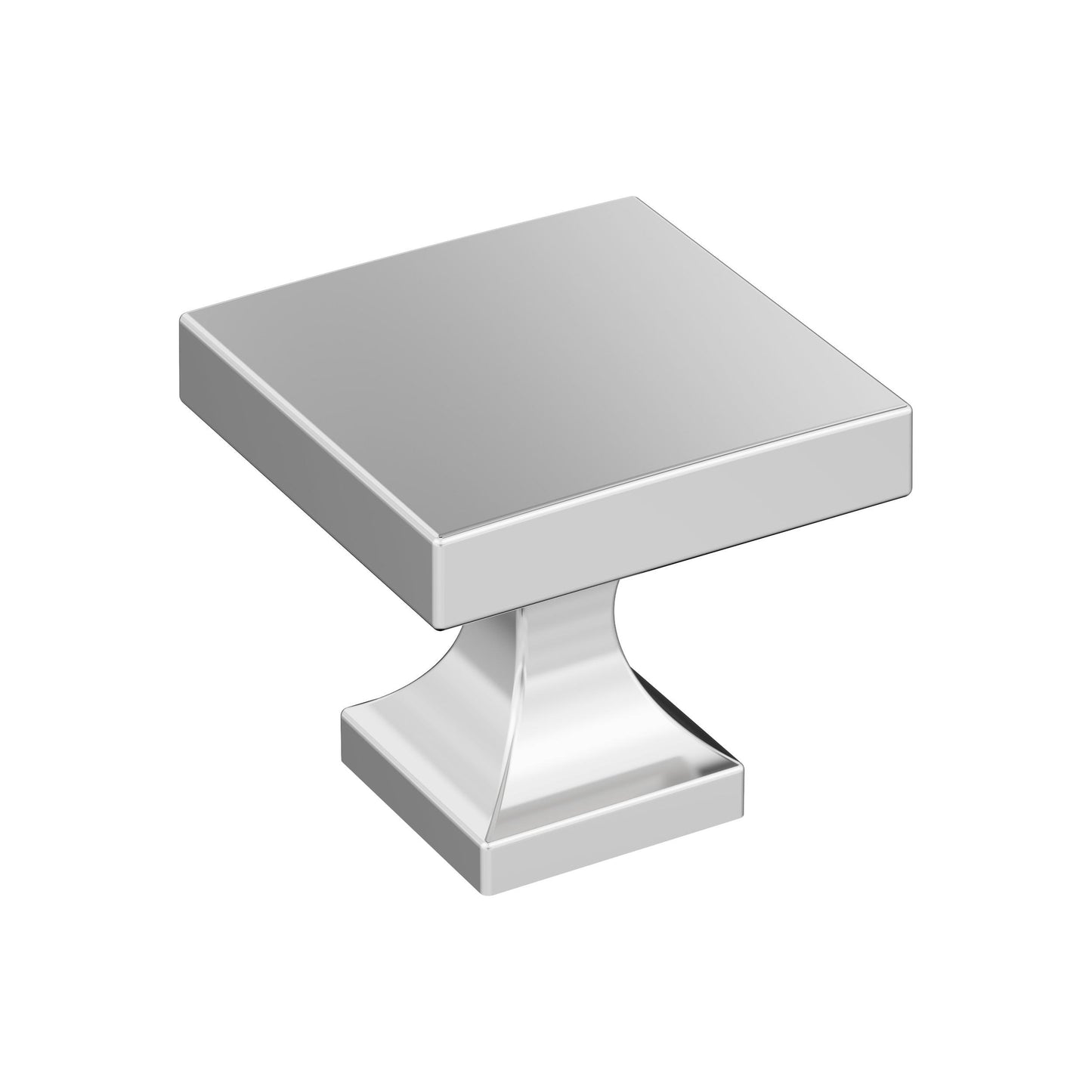 Amerock Pedestal Knob - 1-1/16 inch (27mm) Length - Polished Chrome