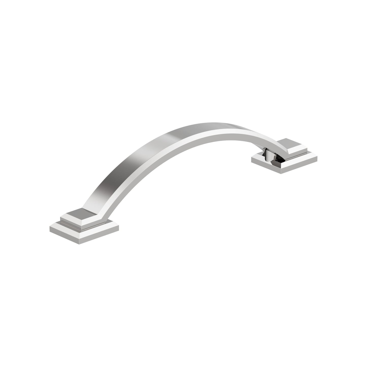 Amerock Sheffield Pull - 3-3/4 inch (96mm) CTC - Polished Chrome