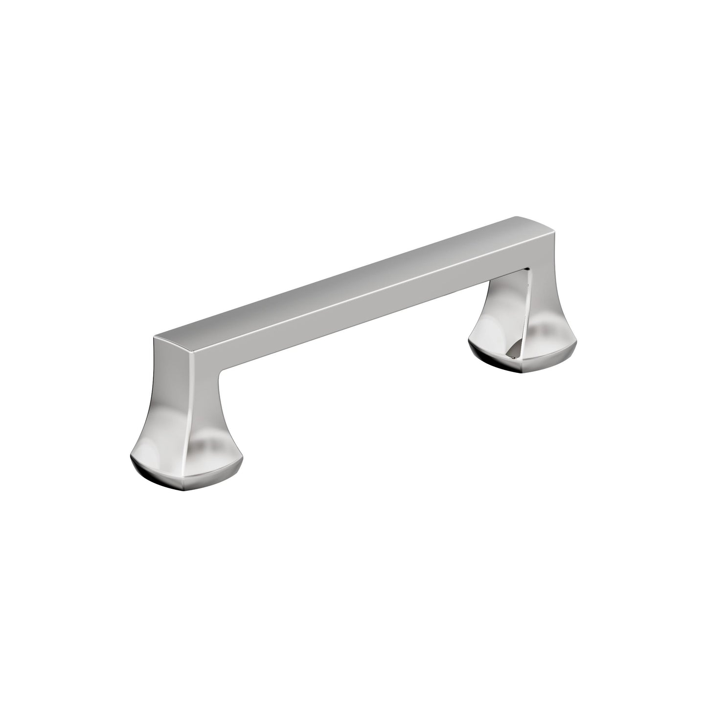 Amerock Hybridize Pull - 3-3/4 inch (96mm) CTC - Polished Chrome