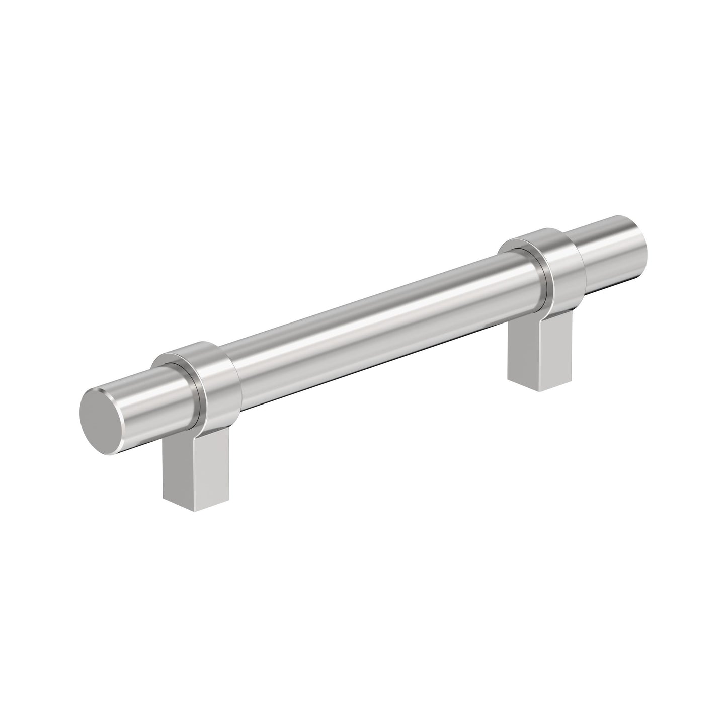 Amerock Central Pull - 3-3/4 inch (96mm) CTC - Polished Chrome