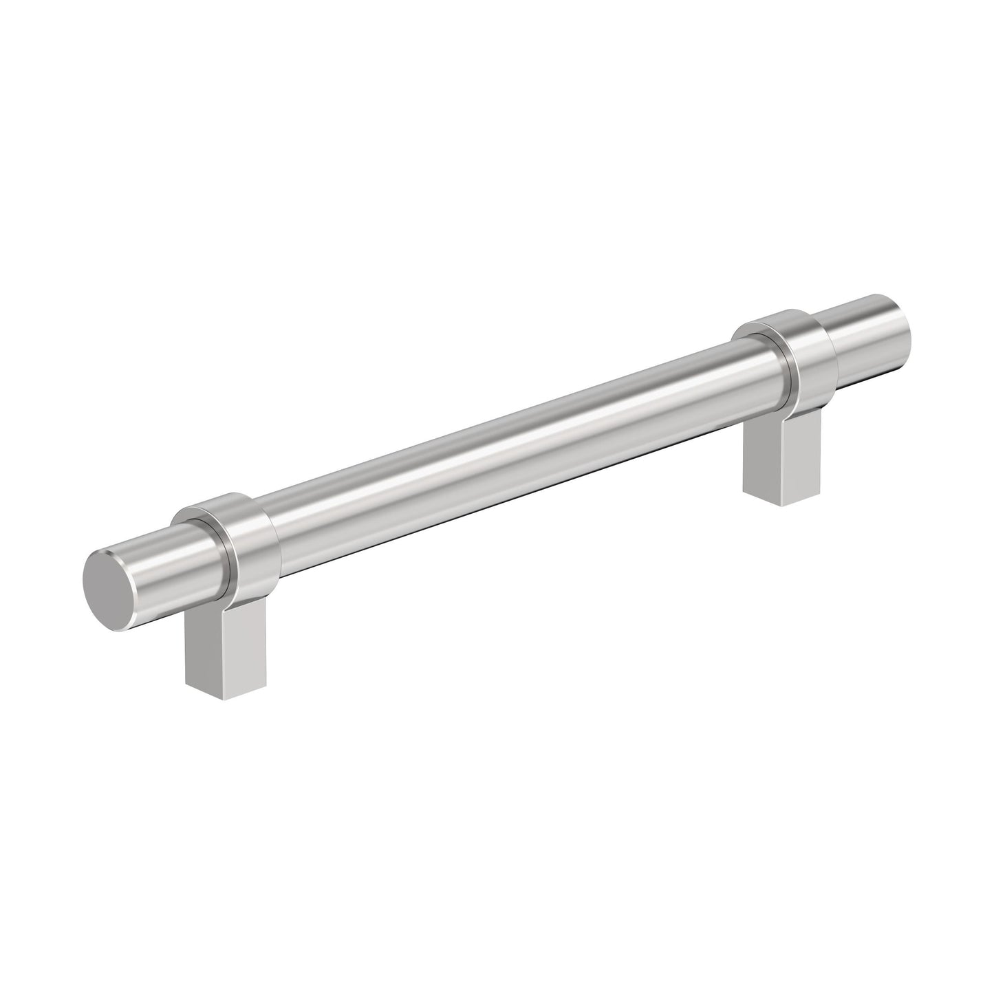 Amerock Central Pull - 5-1/16 inch (128mm) CTC - Polished Chrome