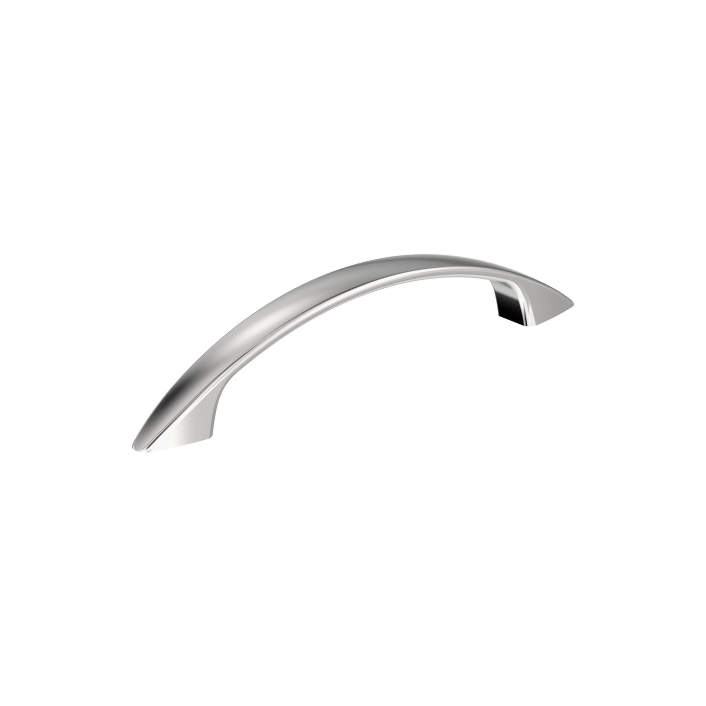 Amerock Arc Pull - 3-3/4 inch (96mm) CTC - Polished Chrome