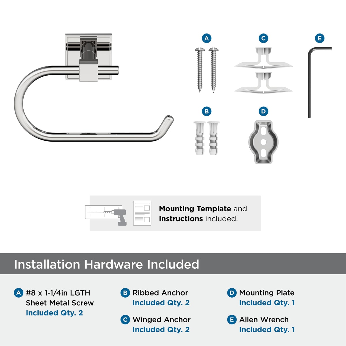 Amerock Appoint Tissue Holder