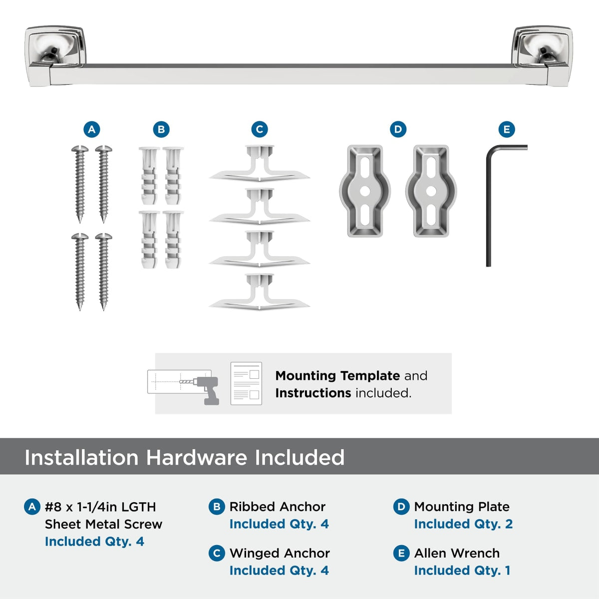 Amerock Stature Towel Bar