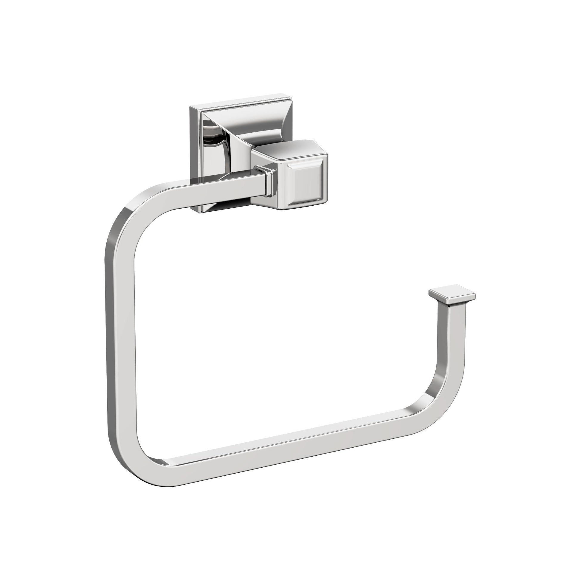 Amerock Mulholland Towel Ring - 5-3/4 inch (146mm) Width - Chrome