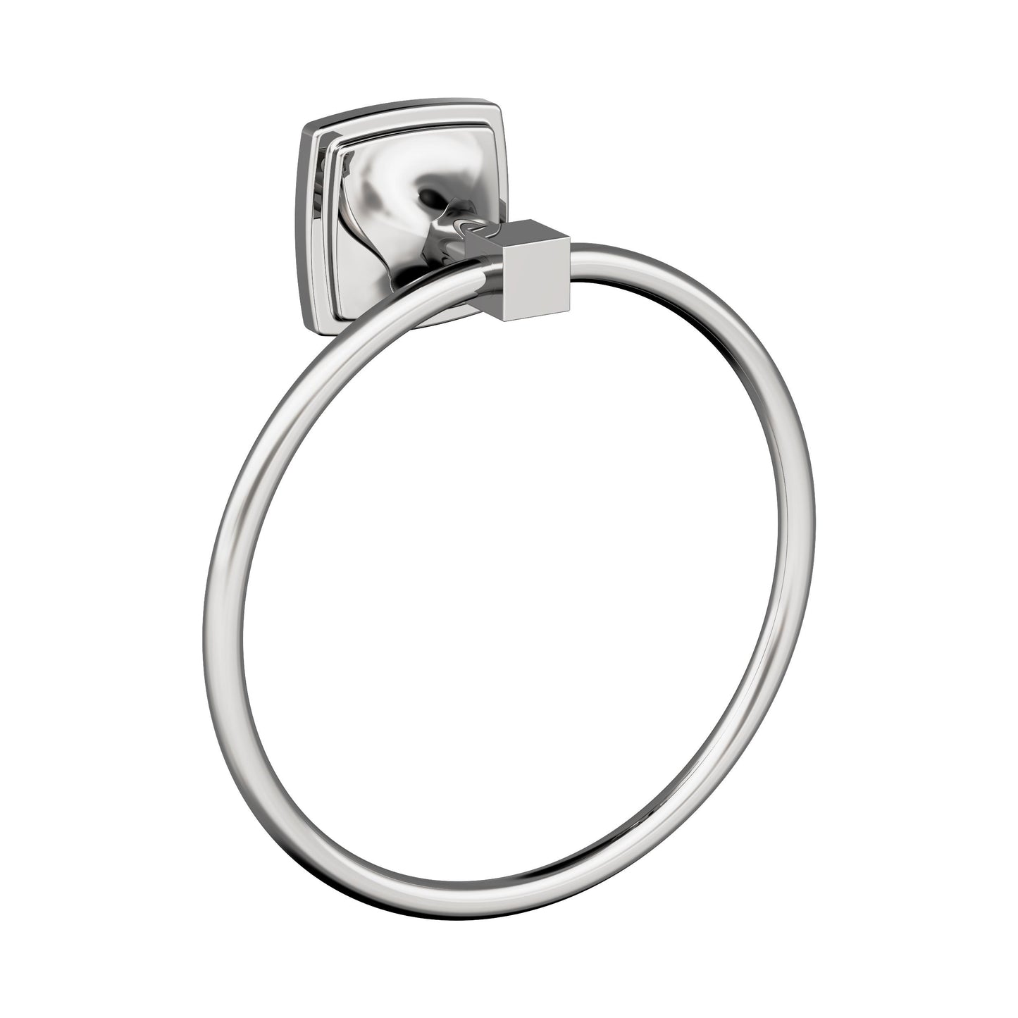 Amerock Stature Towel Ring - 7-9/16 inch (192mm) Width - Chrome