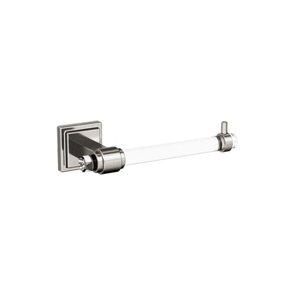 Amerock Glacio Tissue Holder - Clear/Brushed Nickel