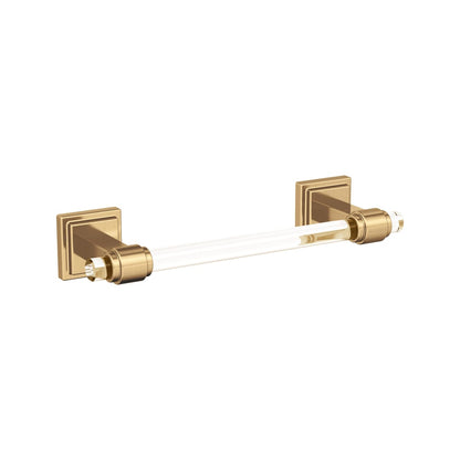 Amerock Glacio Towel Bar - Clear/Champagne Bronze