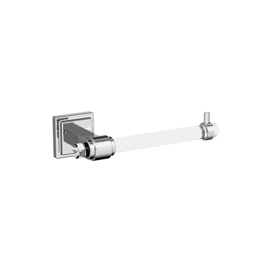 Amerock Glacio Tissue Holder - Single Post - Clear/Chrome