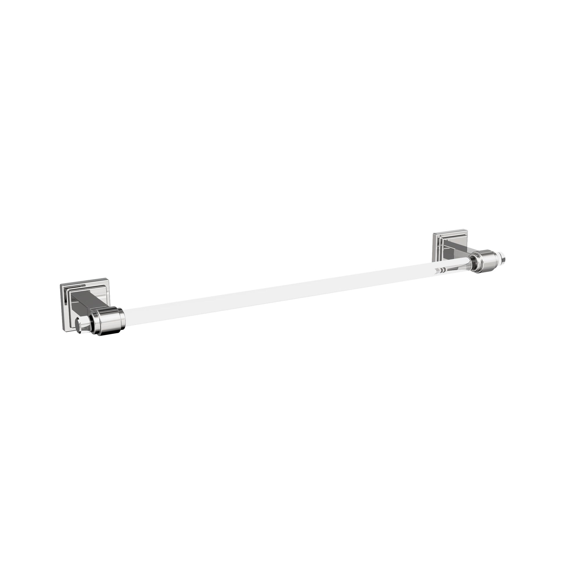 Amerock Glacio Towel Bar - 18 inch (457mm) - Clear/Chrome