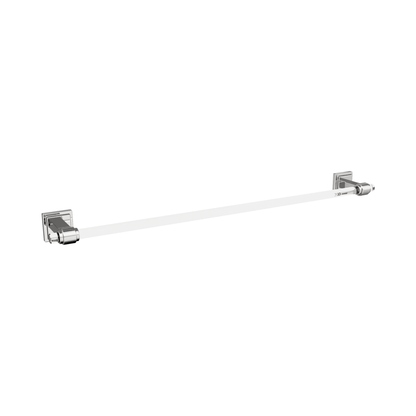Amerock Glacio Towel Bar - Clear/Chrome