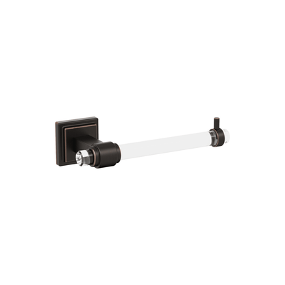 Amerock Glacio Tissue Holder - Clear/Oil-Rubbed Bronze