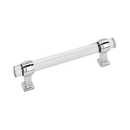 Amerock Glacio Cabinet Pull - Clear/Polished Chrome