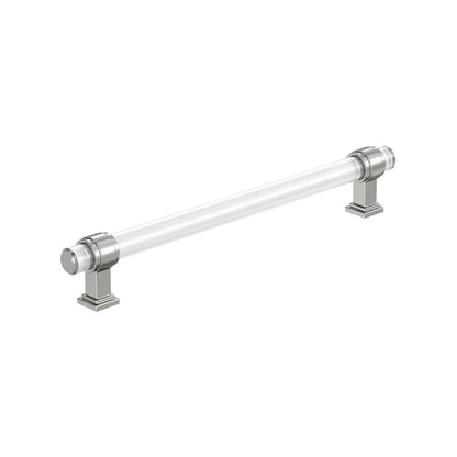 Amerock Glacio Cabinet Pull - Clear/Polished Chrome