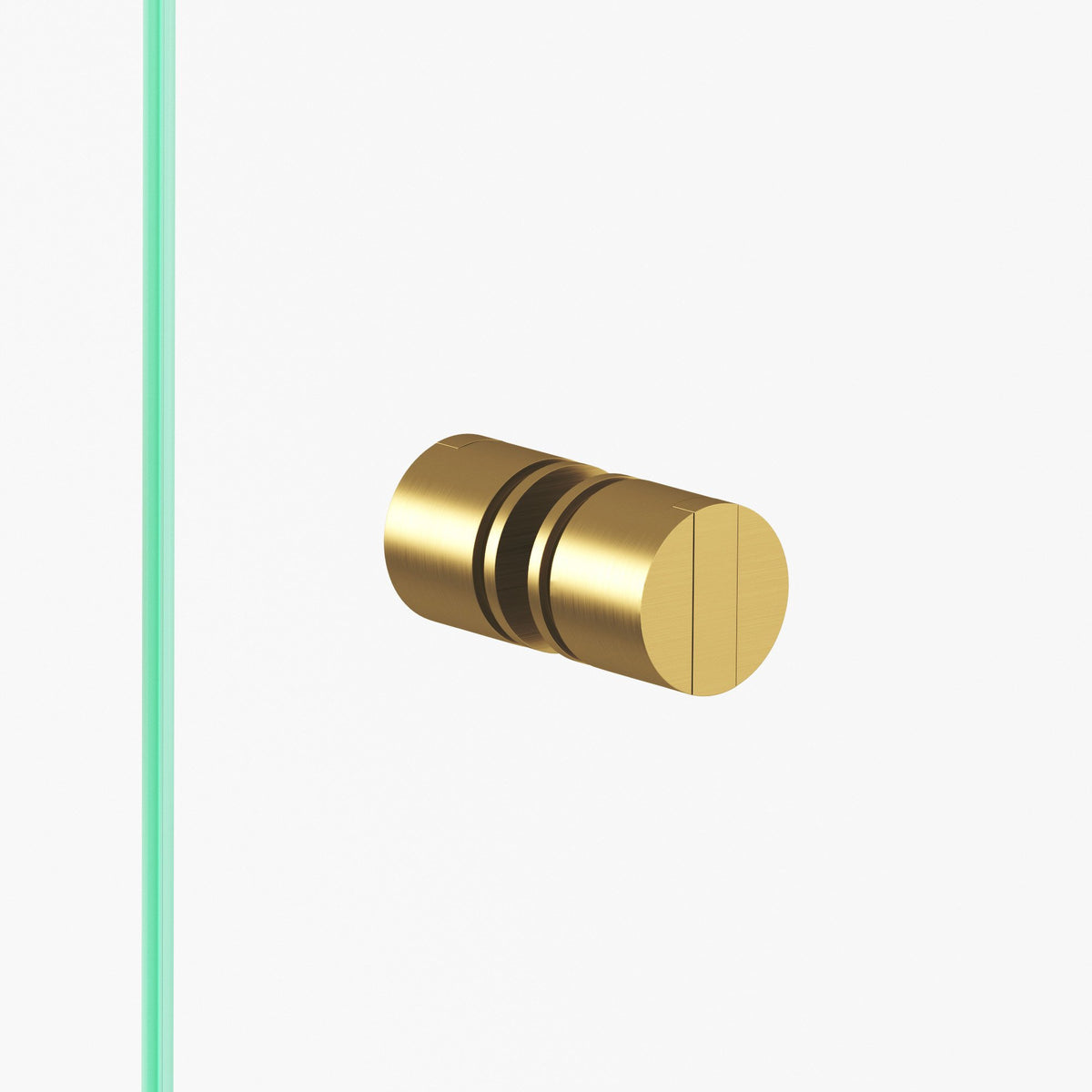 Colonial Bronze 1387BB Grooved Striped Cylinder Back-to-Back Shower Door Knob Kit, 1-1/4 in Diameter