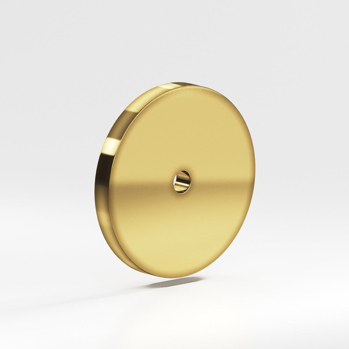 Colonial Bronze 220 Round Backplate, 1-1/2 in Diameter, for 1/4-20 Screw - Antique Bronze