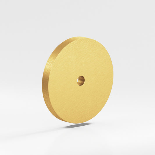 Colonial Bronze 9163 Round Backplate, 1-1/2 in Diameter, for 1/4-20 Screw