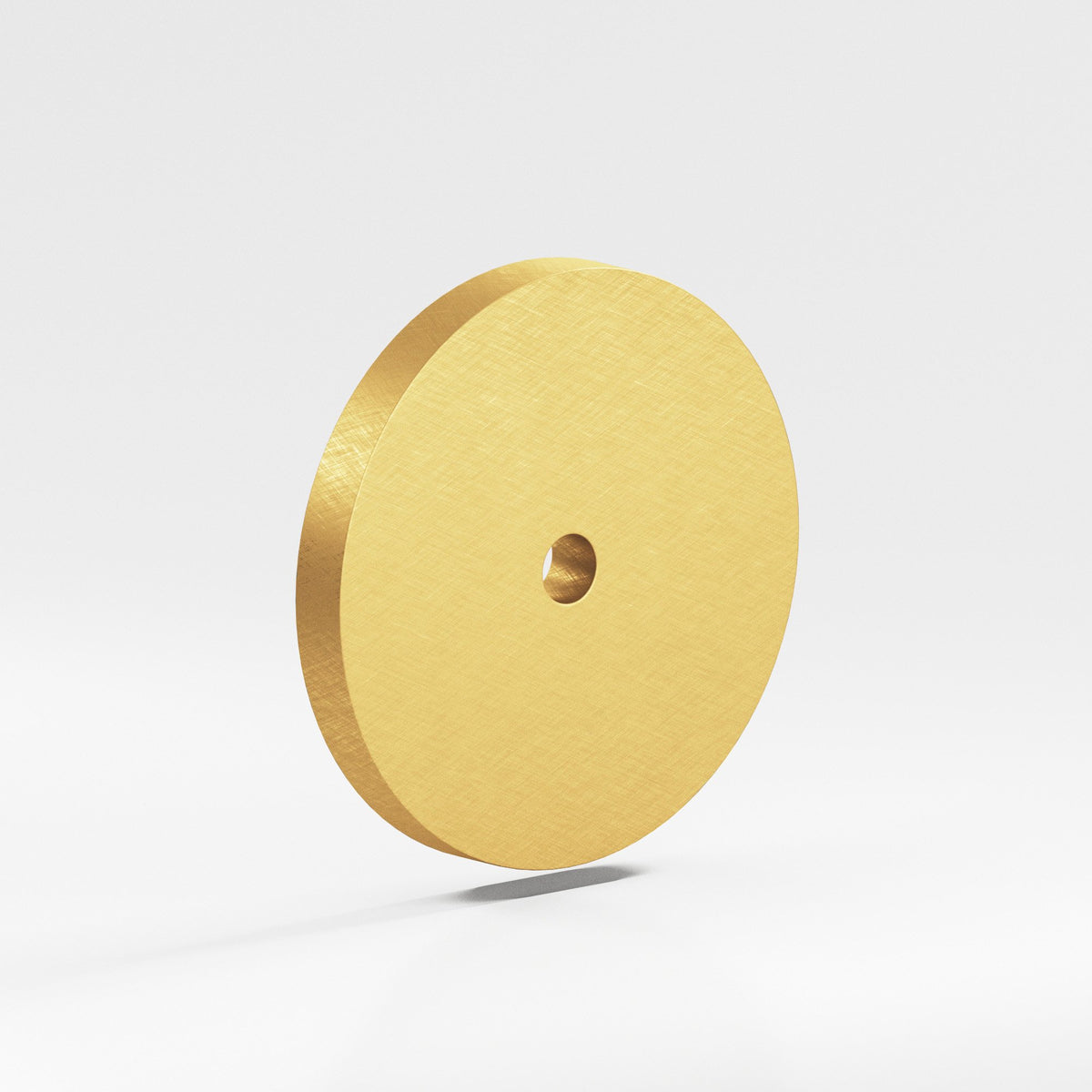 Colonial Bronze 162 Round Backplate, 2-1/2 in Diameter, for 8-32 Screw - Weathered Brass