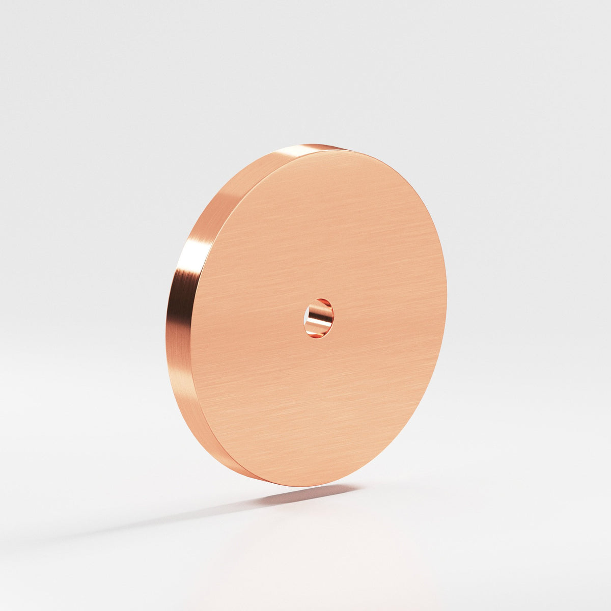 Colonial Bronze 160 Round Backplate, 1-1/2 in Diameter, for 8-32 Screw - Satin Copper