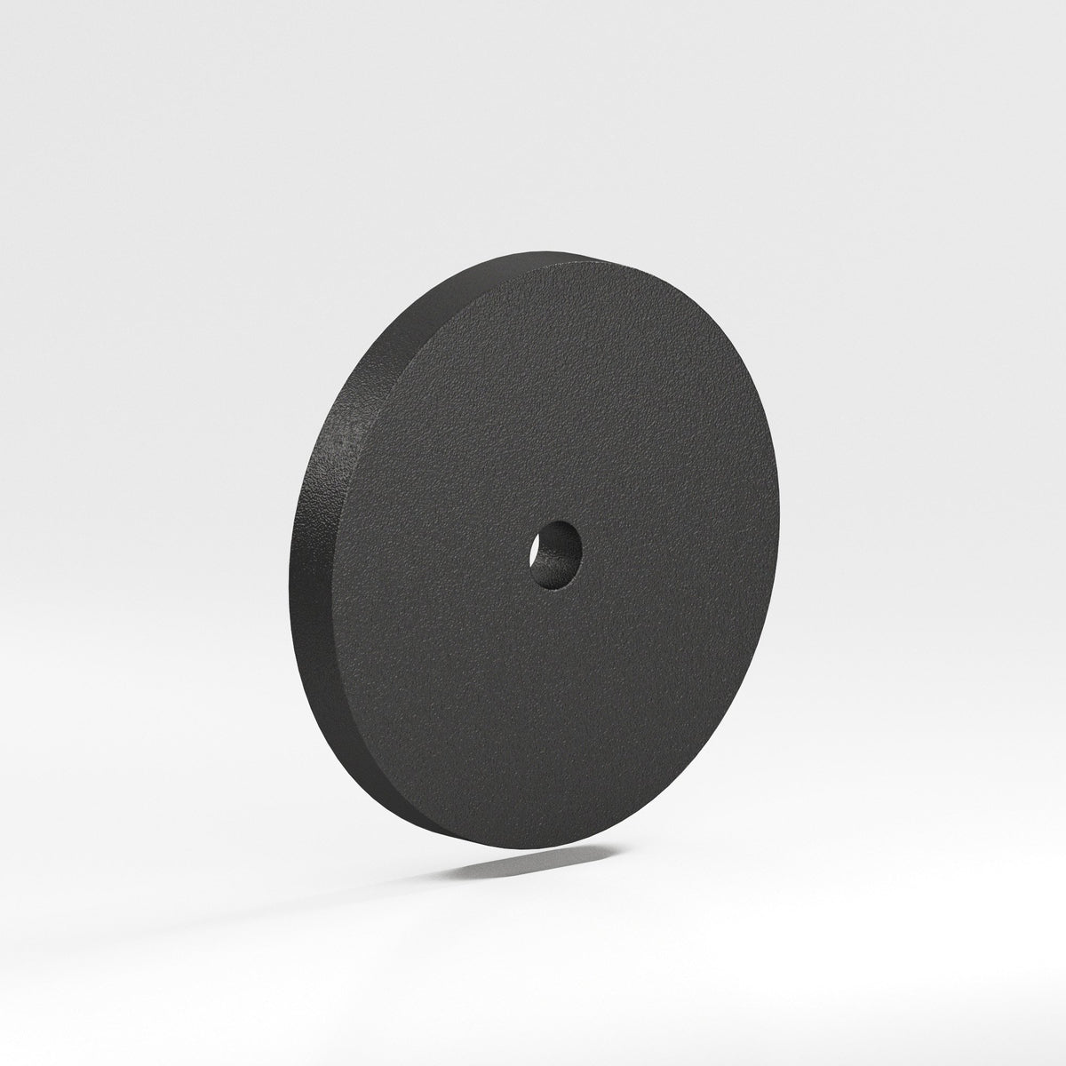 Colonial Bronze 161 Round Backplate, 2-1/8 in Diameter, for 8-32 Screw - Frost Black™