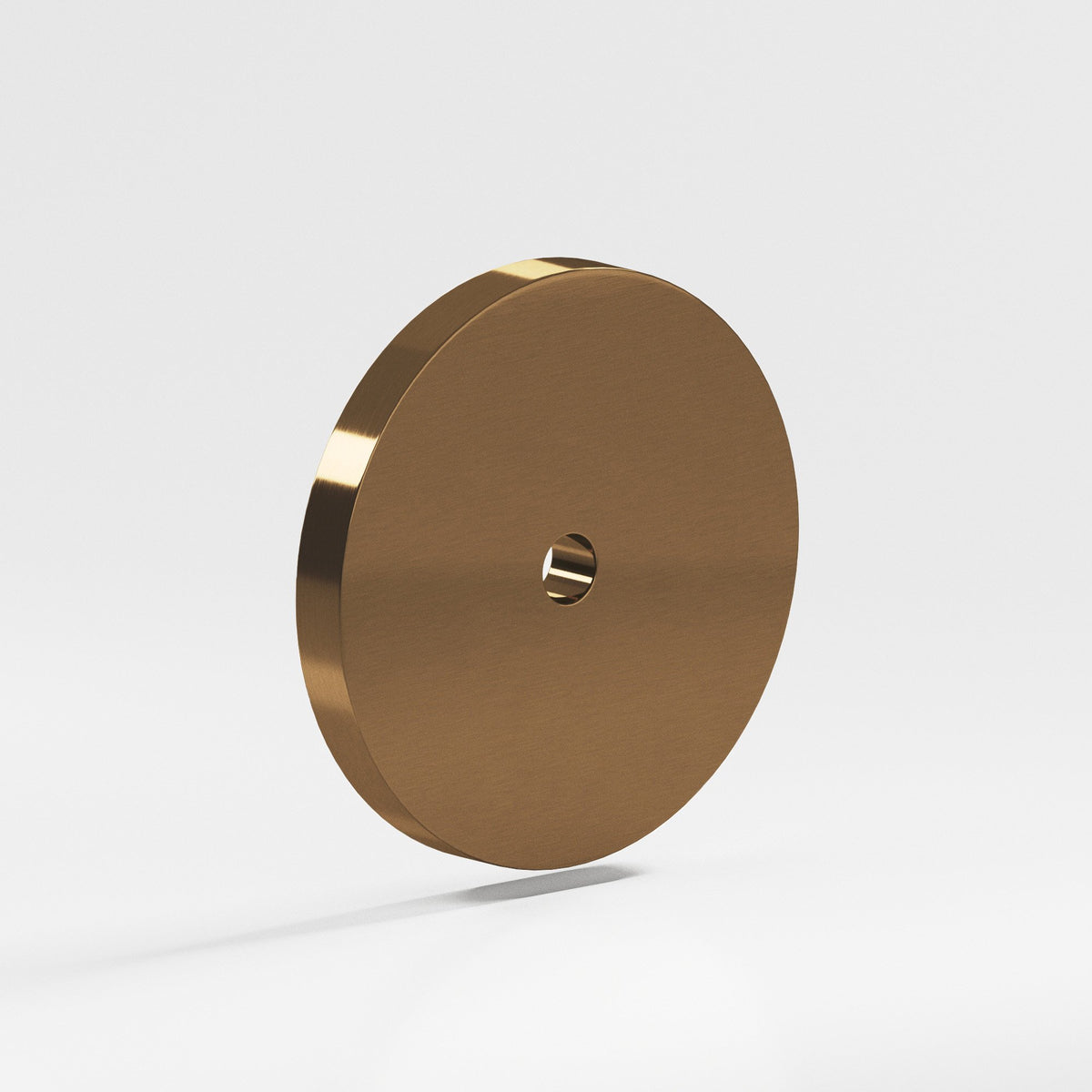 Colonial Bronze 161 Round Backplate, 2-1/8 in Diameter, for 8-32 Screw - Light Statuary Bronze