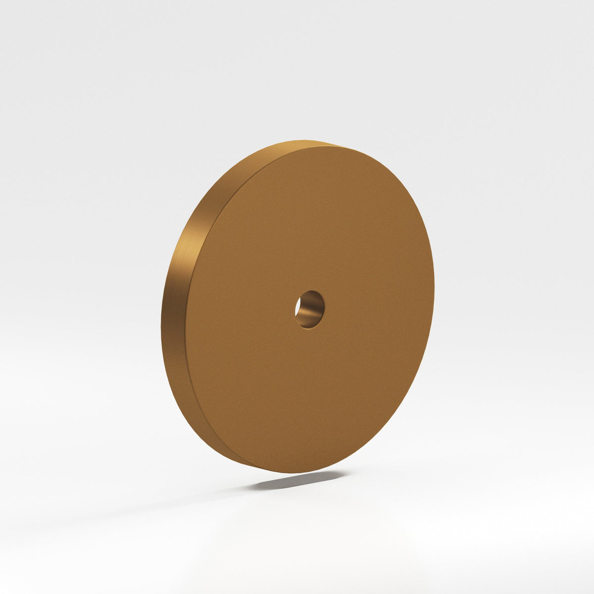 Colonial Bronze 162 Round Backplate, 2-1/2 in Diameter, for 8-32 Screw - Matte Light Statuary Bronze