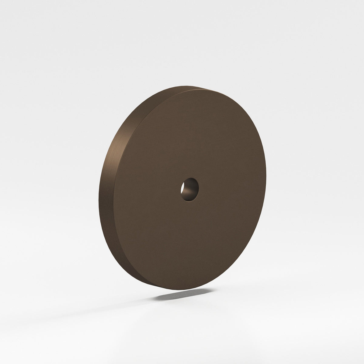 Colonial Bronze 161 Round Backplate, 2-1/8 in Diameter, for 8-32 Screw - Heritage Bronze