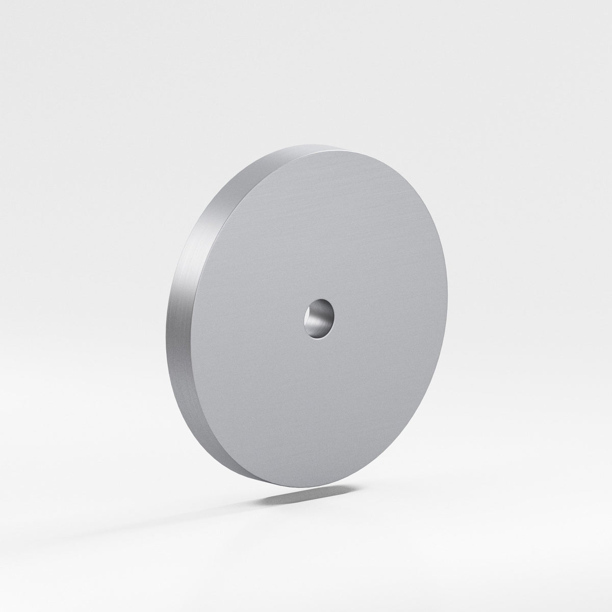 Colonial Bronze 162 Round Backplate, 2-1/2 in Diameter, for 8-32 Screw - Matte Satin Chrome