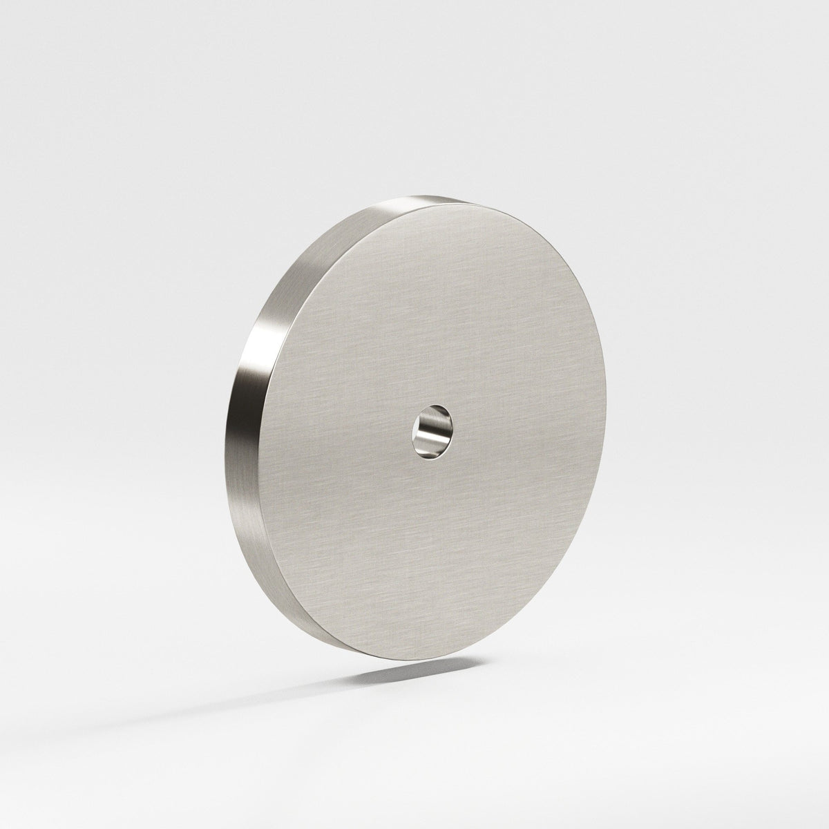 Colonial Bronze 161 Round Backplate, 2-1/8 in Diameter, for 8-32 Screw - Satin Nickel