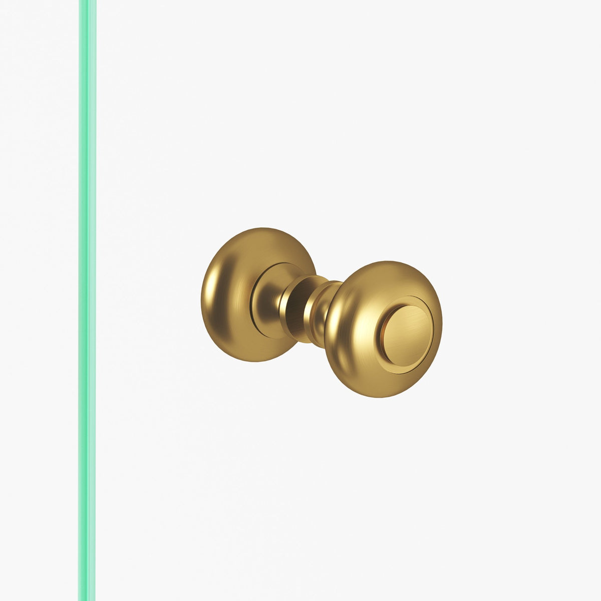 Colonial Bronze 1930BB Round Ringed-Face Back-to-Back Shower Door Knob Kit, 1-1/2 in Diameter