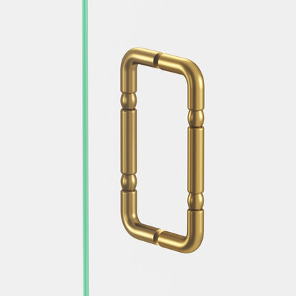 Colonial Bronze 832 Wire Pull with Beads, 1-7/8 in Projection - Back-to-Back Shower Door Pull Kit