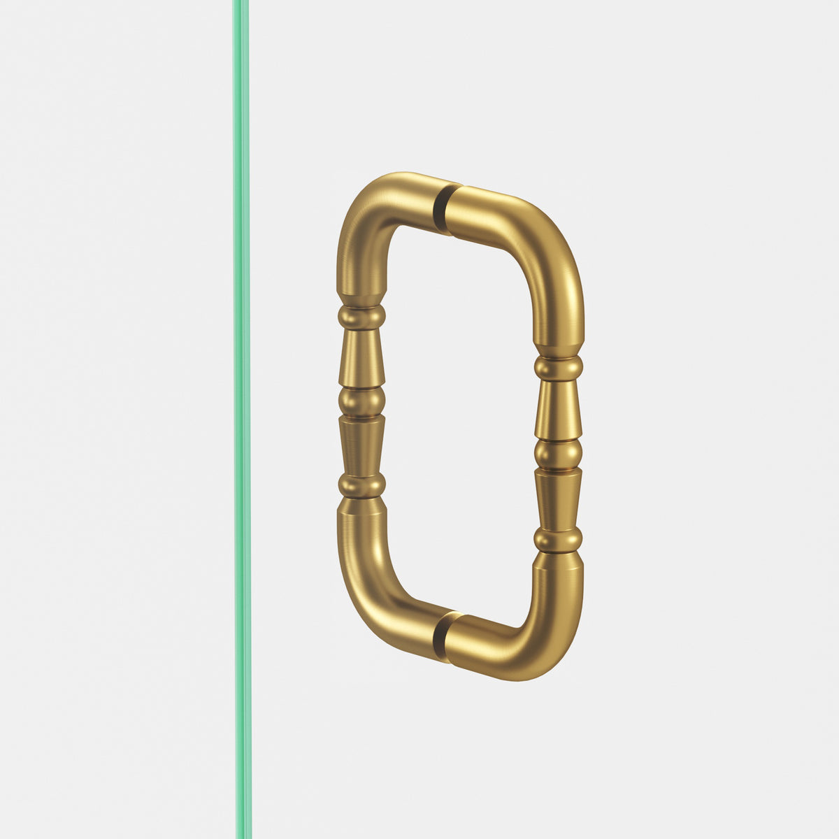 Colonial Bronze 250 Detailed Wire Pull with Beads, 2-1/2 in Projection - Back-to-Back Shower Door Pull Kit