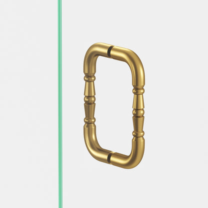 Colonial Bronze 250 Detailed Wire Pull with Beads, 2-1/2 in Projection - Back-to-Back Shower Door Pull Kit
