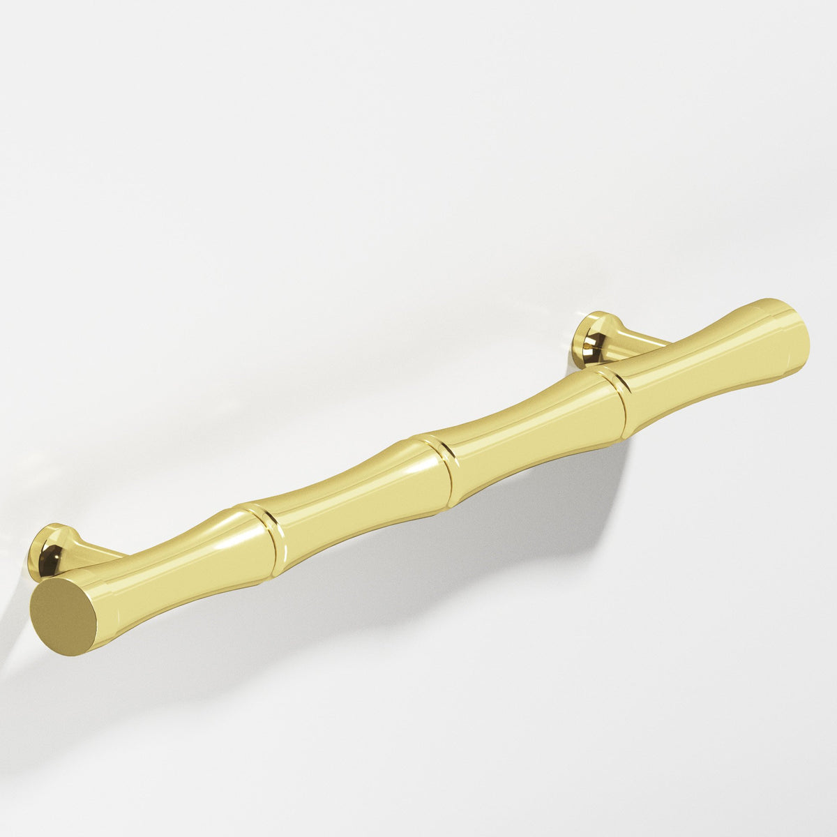 Colonial Bronze 282 Bamboo Appliance & Shower Pull with Flared Posts - Polished Brass