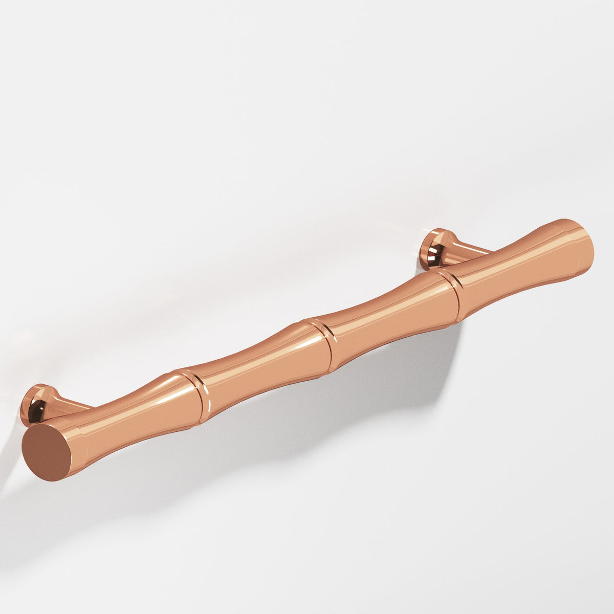 Colonial Bronze 282 Bamboo Appliance & Shower Pull with Flared Posts - Polished Copper