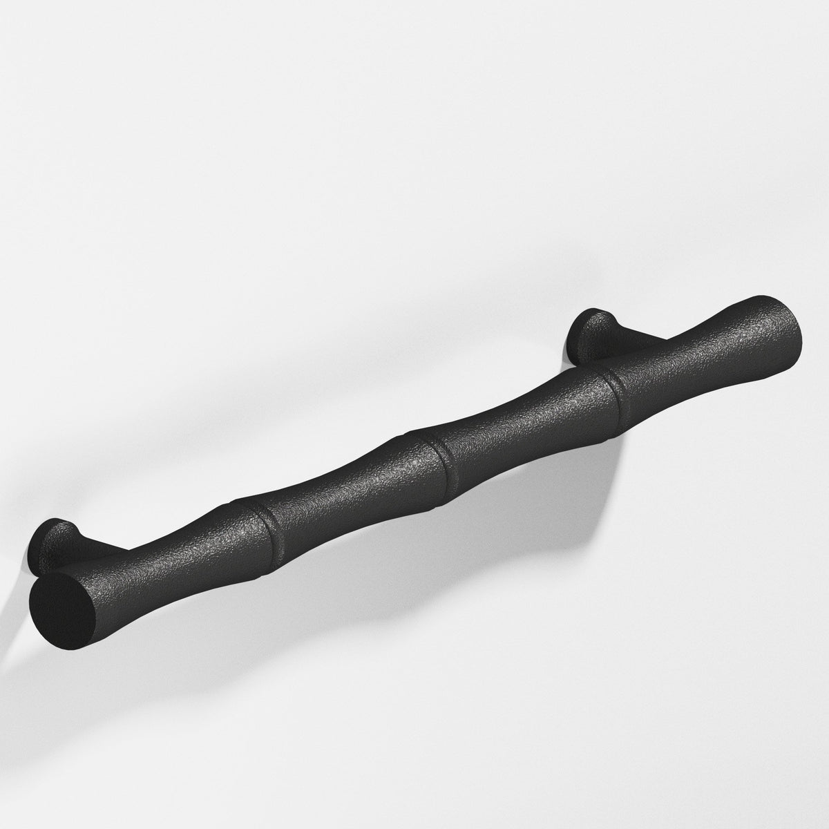 Colonial Bronze 282 Bamboo Appliance & Shower Pull with Flared Posts - Frost Black™