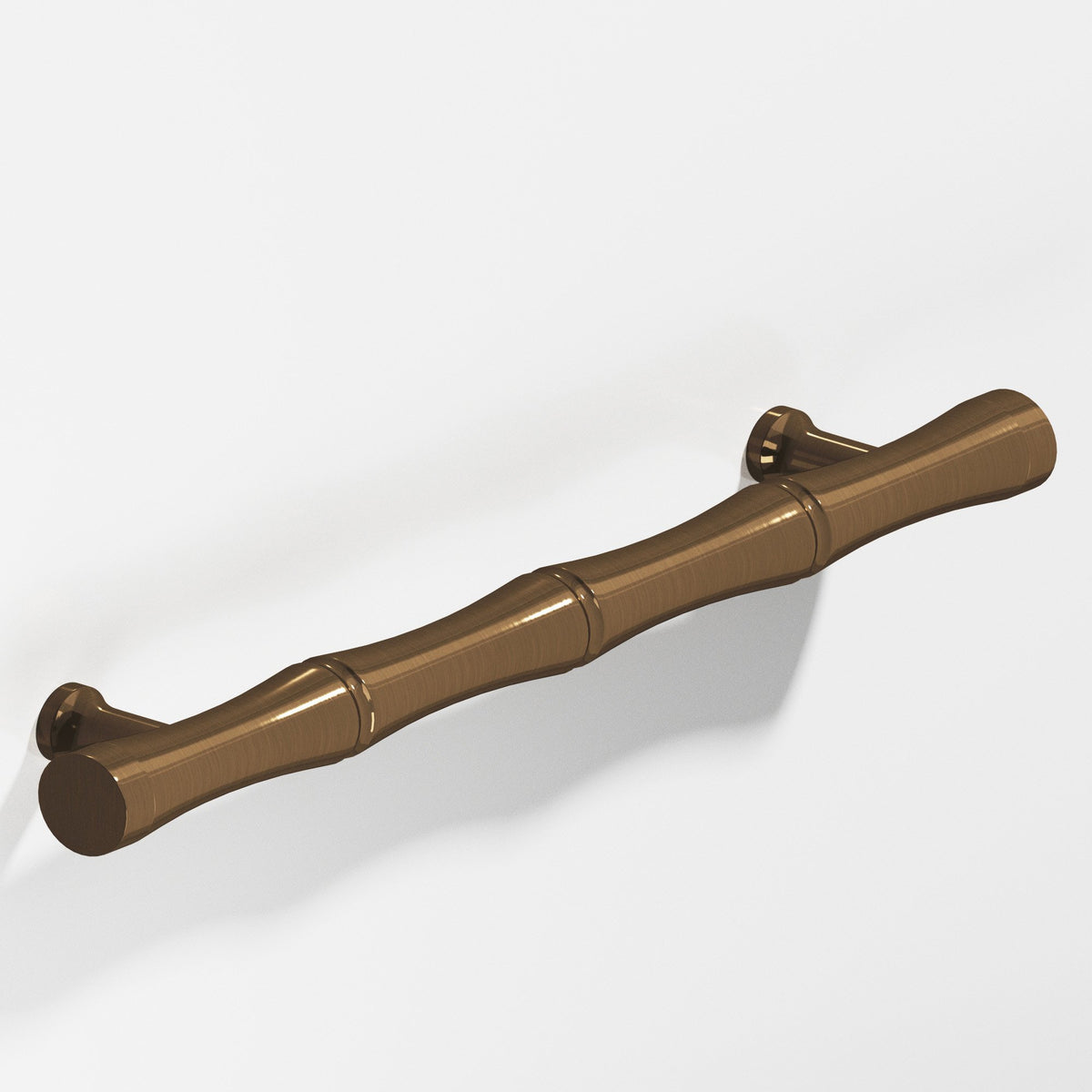 Colonial Bronze 281 Bamboo Door Pull with Flared Posts - Light Statuary Bronze