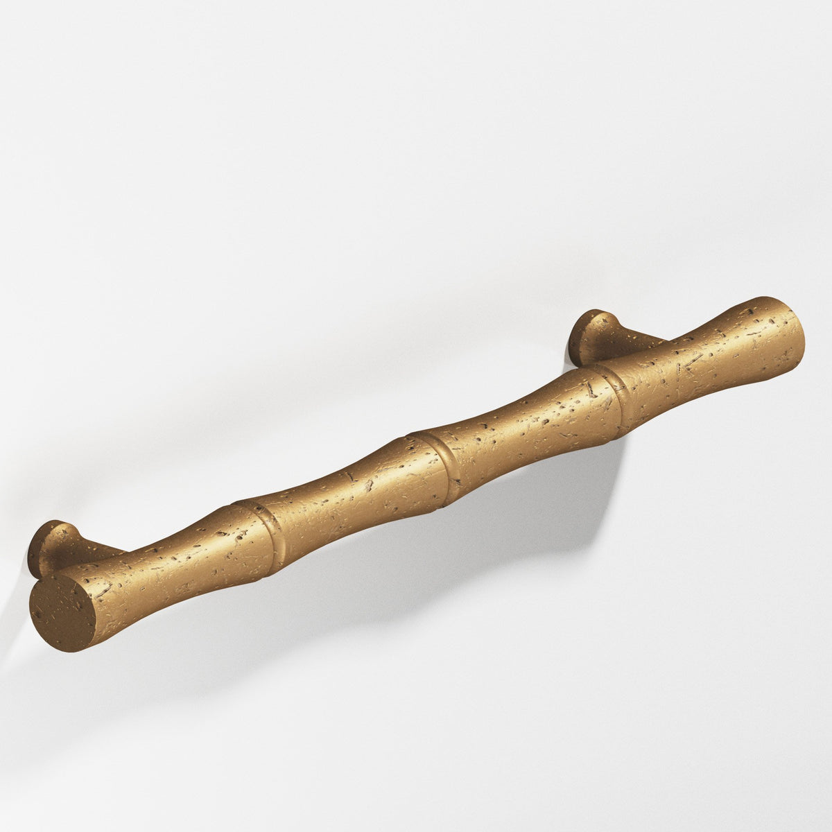 Colonial Bronze 280 Bamboo Cabinet Pull with Flared Posts - Distressed Light Statuary Bronze