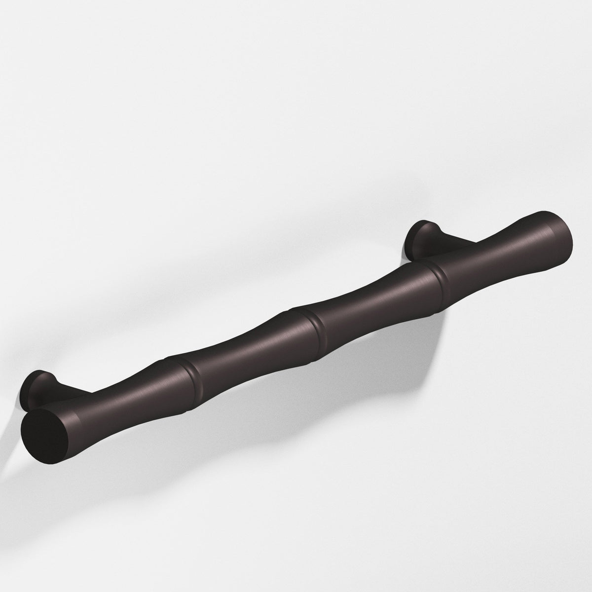 Colonial Bronze 282 Bamboo Appliance & Shower Pull with Flared Posts - Matte Dark Statuary Bronze