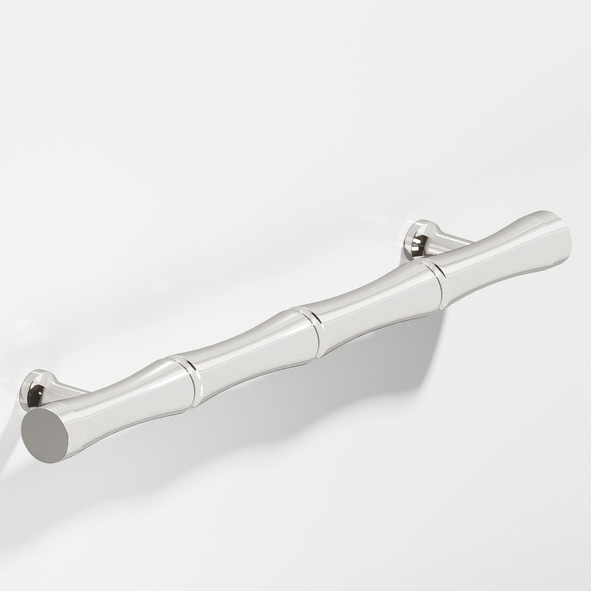 Colonial Bronze 282 Bamboo Appliance & Shower Pull with Flared Posts - Polished Nickel
