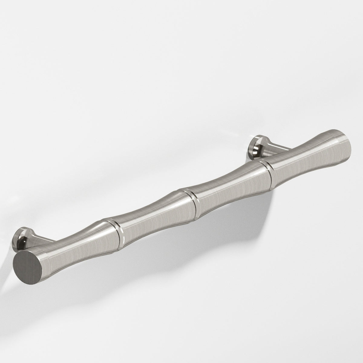 Colonial Bronze 281 Bamboo Door Pull with Flared Posts - Nickel Stainless