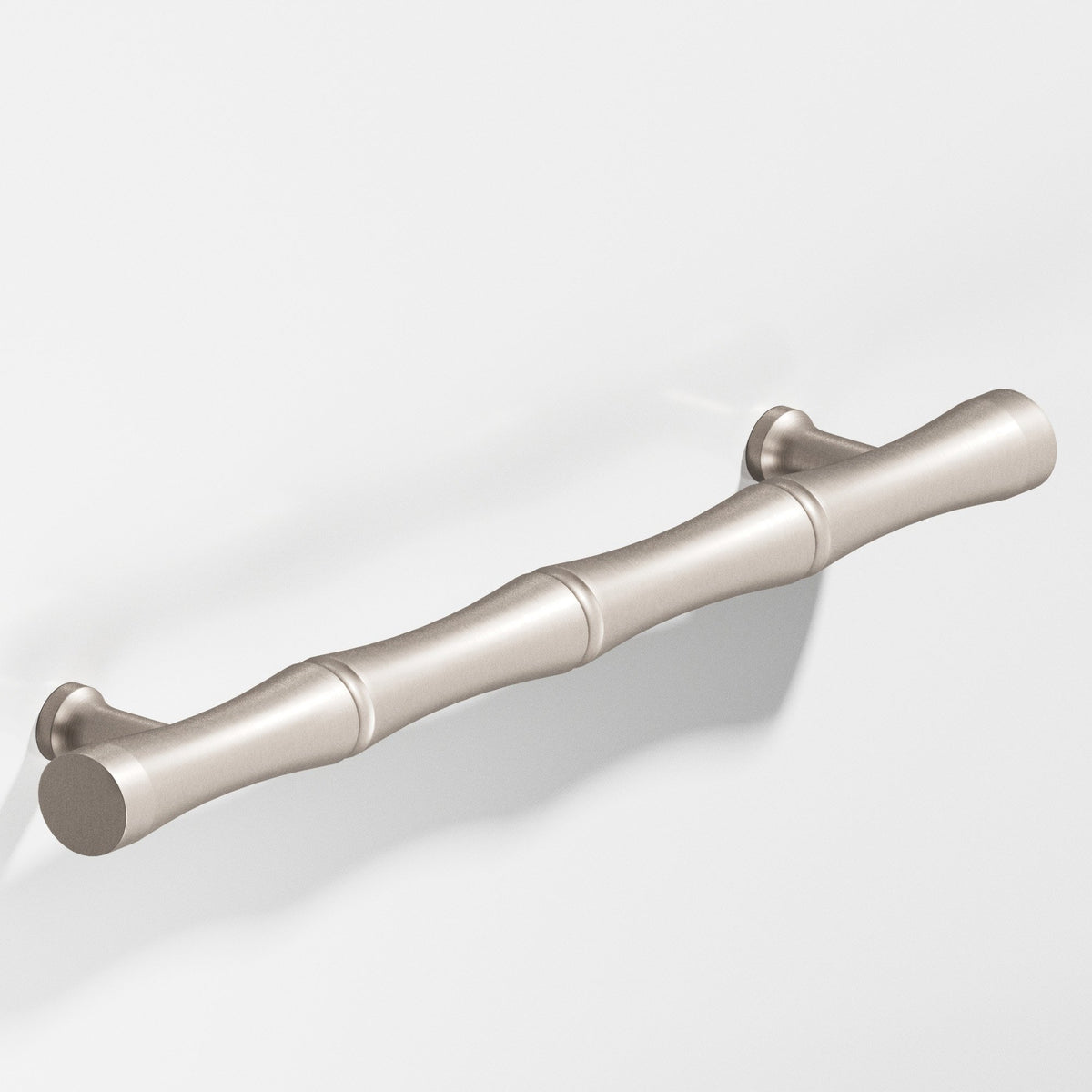Colonial Bronze 281 Bamboo Door Pull with Flared Posts - Matte Satin Nickel