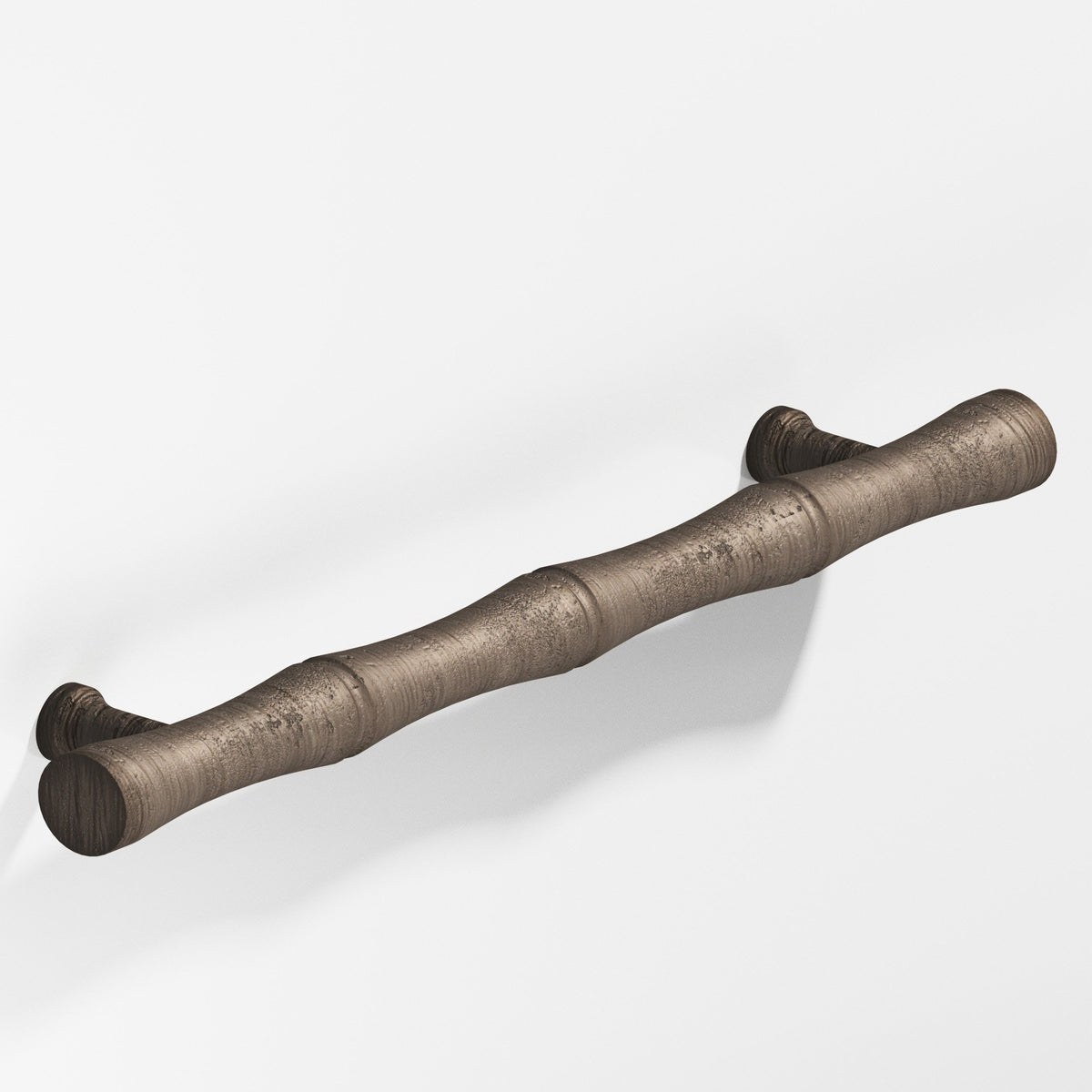Colonial Bronze 280 Bamboo Cabinet Pull with Flared Posts - Distressed Pewter